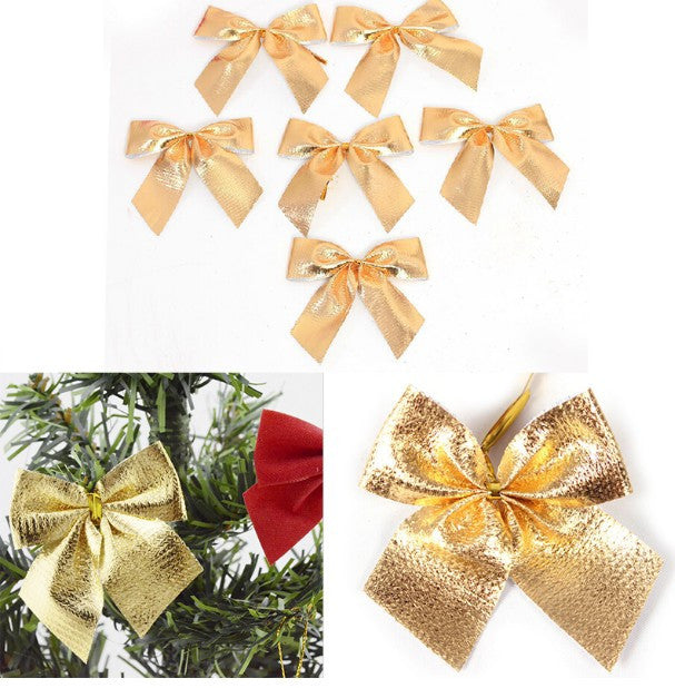 Christmas Tree Ornaments Xmas Bowknot