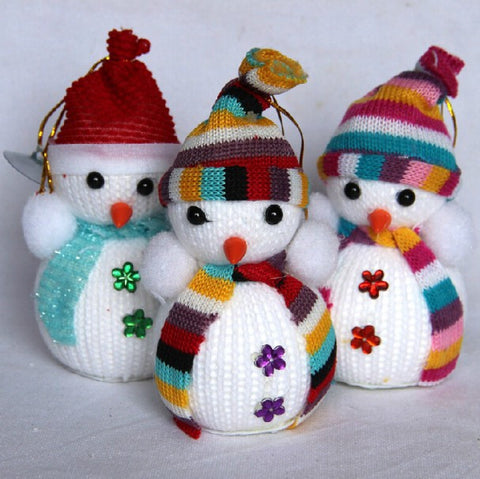 X'mas Tree Decorations Snowman Doll