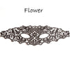Black Bat Butterfly Flower Lace Masks