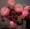 20 x LED Novelty Rose Flower Decoration