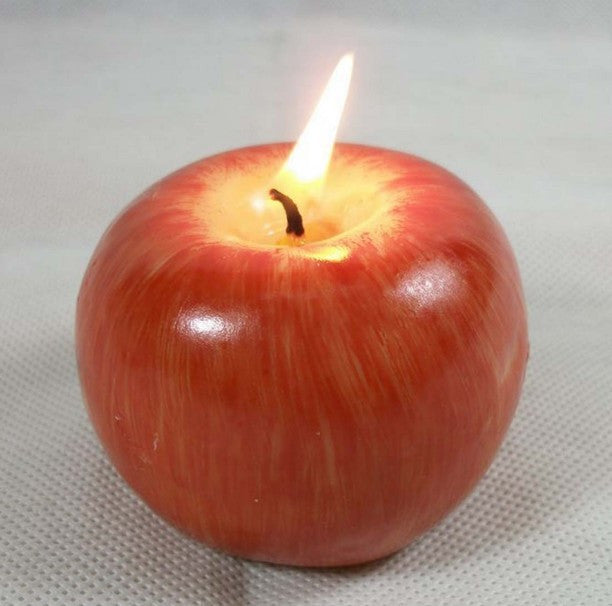 Red Apple Shape Fruit Scented Candle